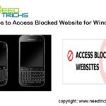 Tips to Access Blocked Website for Windows