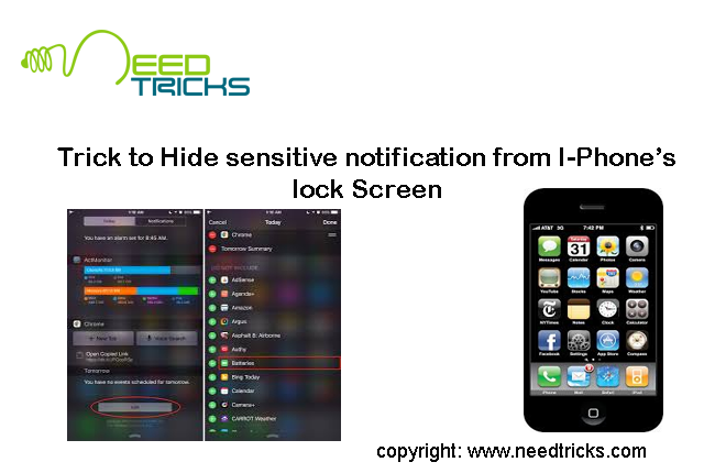 hide iphone notfification