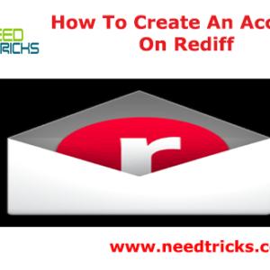 How To Create An Account On Rediff