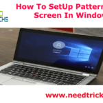 How To SetUp Pattern Lock Screen In Window