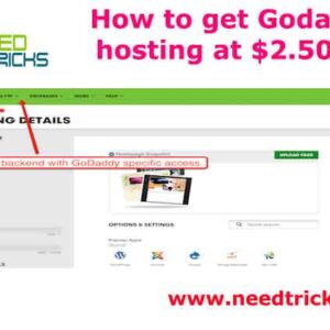 How to get Godaddy hosting at $2.50/m