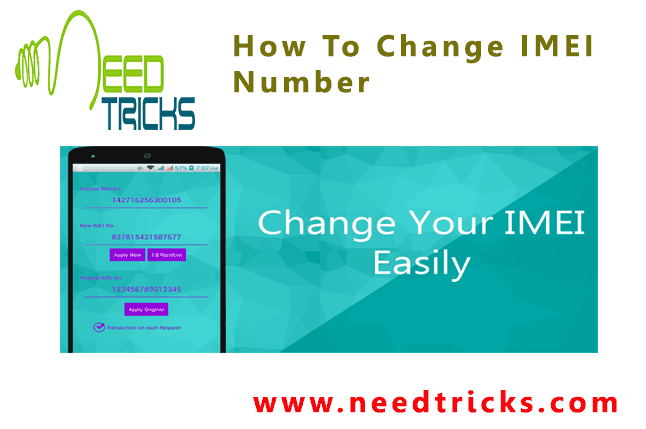 How To Change IMEI Number