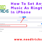 How To Set Any Music As Ringtone In iPhone