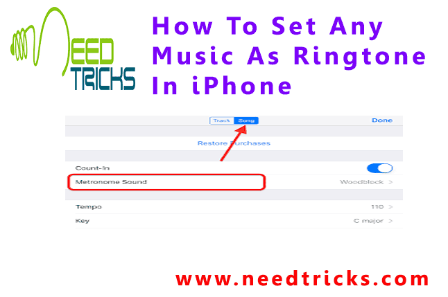 How To Set Any Music As Ringtone In iPhone