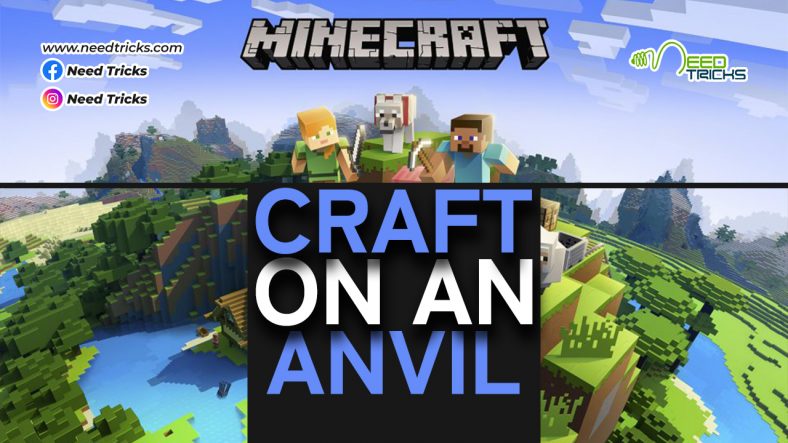 Minecraft Tips! Craft on an Anvil