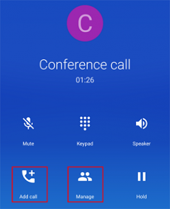 (Make a Conference Call on Android Phone)
