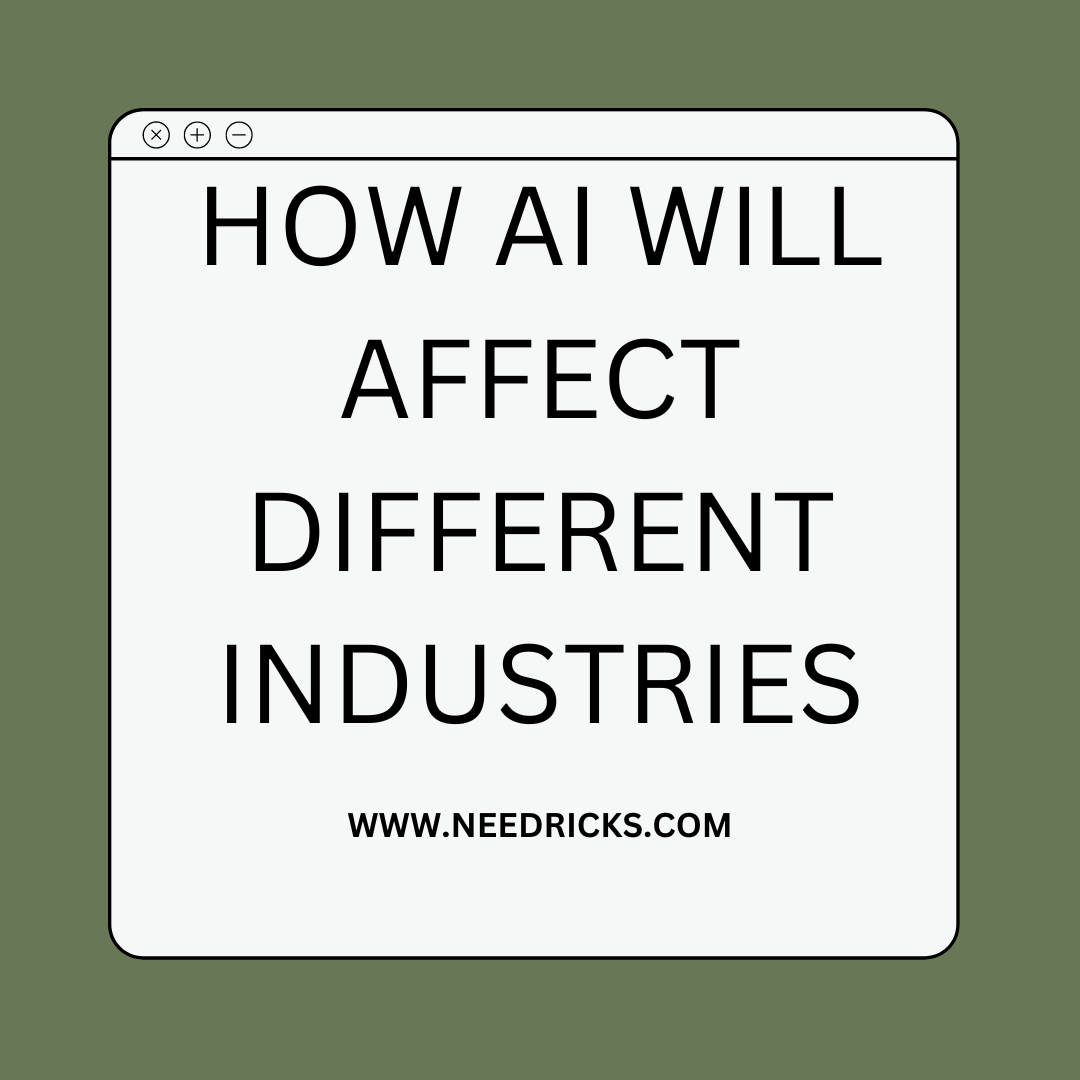 How AI will affect different industries