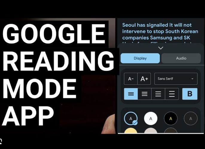 Google's New Android Reading Mode