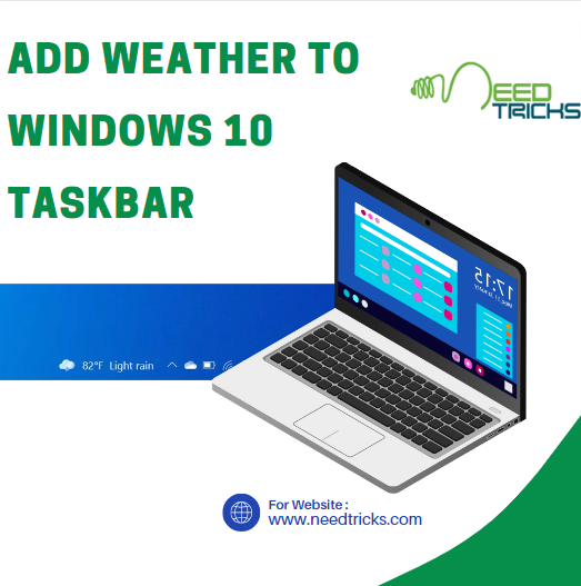 Add Weather to Windows 10 Taskbar